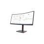 Monitor Lenovo ThinkVision T34w-30, 34" (3440x1440) WLED, Anti-glare, Curvature: 1500R, Speakers: Modular Soundbar Support, View