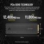 SSD CORSAIR MP700 PRO 2TB Air Cooler PCIe Gen5 x4 NVMe 2.0 M.2