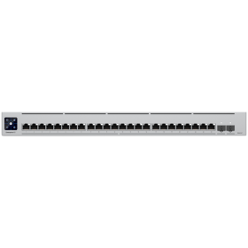 Ubiquiti Layer 3 switch with (24) 10GbE RJ45 ports and (2) 25G SFP2...