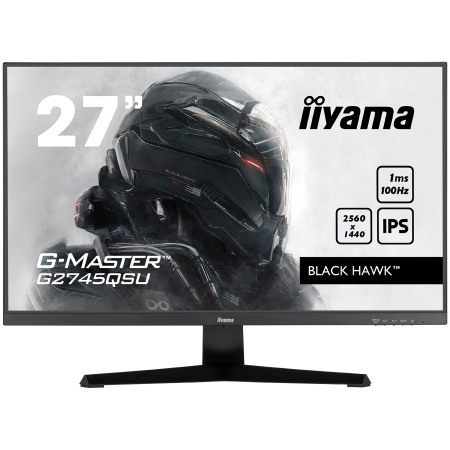 IIYAMA Monitor LED G2745QSU-B2 27" IPS 	2560 x 1440 @100Hz 300 cd/m...