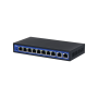 DAHUA WIRELESS ACCESS CONTROLLER DH-EAC10-P, Sursa POE 64W, Interfata: 10 x 10/100/1000 Mbps, WAN 1 × 1000 Mbps, IP20, Standarde