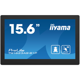 IIYAMA Monitor Android 24/7 TW1623AS-B1P 15.6” Full HD PCAP 10pt to...