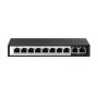 Extralink CERES  PoE Switch  8x 100Mb/s PoE/PoE+ 2x RJ45 Uplink 100Mb/s 96W