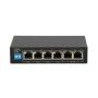 Extralink EUROS V2  PoE Switch  4x 100Mb/s PoE/PoE+ 2x RJ45 Uplink 100Mb/s 60W