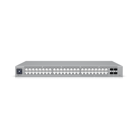 Ubiquiti Unifi Pro Max, Ethernet În-Band, (32) Porturi GbE RJ45, (16) Porturi 1/2,5 GbE RJ45, (4) Porturi 10G SFP+, 224 Gbps, su