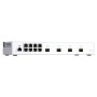 Switch QNAP M408S CPU Marvell 98DX3236, 8 porturi 1Gbps, 4 porturi 10GbE SFP+, destkop, web-managed, adaptor alimentare, garanti