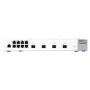 Switch QNAP M408S CPU Marvell 98DX3236, 8 porturi 1Gbps, 4 porturi 10GbE SFP+, destkop, web-managed, adaptor alimentare, garanti
