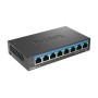 D-LINK DMS-108 UNMANAGED SWITCH 8 PORT, Interfata: 8 x 10/100Mbps/1G/2.5G, Auto MDI/MDIX, Capacitate Switch 40 Gbps,  Packet For