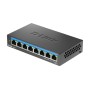 D-LINK DMS-108 UNMANAGED SWITCH 8 PORT, Interfata: 8 x 10/100Mbps/1G/2.5G, Auto MDI/MDIX, Capacitate Switch 40 Gbps,  Packet For