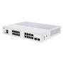 Switch  CISCO CBS250-16T-2G, 16 PORTURI 10/100/1000, 2 x SFP, Buffer: 1.5 Mb, Flash 256Mb, CPU: 800 MHz ARM , DRAM: 512 MB Dimen