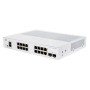 Switch  CISCO CBS250-16T-2G, 16 PORTURI 10/100/1000, 2 x SFP, Buffer: 1.5 Mb, Flash 256Mb, CPU: 800 MHz ARM , DRAM: 512 MB Dimen