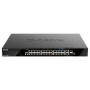 Switch D-Link DGS-1520-28MP, 28 porturi Gigabit,24 x 10/100/1000Base-T, 2 x 10GBase-T, 2 x 10G SFP+, Switching Capacity: 128 Gbp