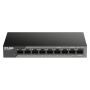 Switch DLINK DSS-100E-9P, 9 port, 10/100 Mbps