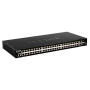 Switch D-Link DGS-1520-52, 48 porturi Gigabit, 4 porturi SFP, Capacity 76Gbps, 16K MAC, 17" Rackmount, 1*fan