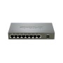 Switch D-Link DES-1008PA, 8 porturi 10/100Mbps,  4 porturi PoE 802.3af, desktop, fara management