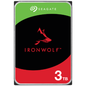 HDD NAS SEAGATE IronWolf 3TB CMR, 3.5", 256MB, 5400RPM, SATA, Rescue Services 3 ani, TBW: 180-EOL-ST4000VN006