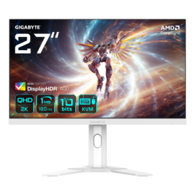 Monitor Gaming Gigabyte M27QA ICE, Panel Size: 27 inch, Panel Backlight/ Type: EDGE, Display Surface: Non-glare type, Color Satu