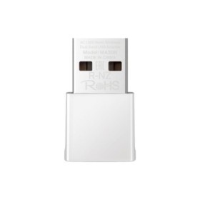 AC1300 Nano Wireless Dual Band USB Adapter SPEED: 400 Mbps at 2.4 GHz + 867 Mbps at 5 GHz SPEC: Internal Antennas, USB 2.0 FEATU