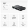 Mercusys Desktop switch 8 porturi Gigabit, MS108GP, 7 porturi POE (1-7) , buget POE: 65 W, Standarde si protocoale: IEEE 802.3x 