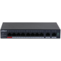 Dahua 10 Port Cloud managed POE switch CS4010-8ET-110, Interfata: Port 1-8: 8 × RJ-45 10/100 Mbps (PoE) Port 9-10: 2 × RJ-45 10/
