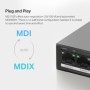 MERCUSYS DESKTOP SWITCH 10PORT MS110P POE, Interfata:  10× 10/100 Mbps, Standarde si protocoale:  IEEE 802.3x Flow Control, Dime