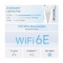 TP-link AXE5400 Wi-Fi6E Mesh Range Extender, Tri-Band, RE815XE, 1 Port Ethernet Gigabit, 2 Antene externe, Standarde Wireless: I