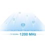 TP-link AXE5400 Wi-Fi6E Mesh Range Extender, Tri-Band, RE815XE, 1 Port Ethernet Gigabit, 2 Antene externe, Standarde Wireless: I