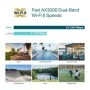 Wireless Access Point TP-Link EAP650-Outdoor, AX3000 Wireless Dual Band Indoor/Outdoor Access Point, 802.3at PoE, STANDARDE WIRE