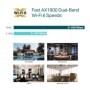 "AX1800 Ceiling Mount Dual-Band Wi-Fi 6 Access Point PORT:1× Gigabit RJ45 Port SPEED:574Mbps at  2.4 GHz + 1201 Mbps at 5 GHz FE