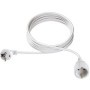 Cordon prelungitor schuko+Priza H05VV-F 3G1.5, 5 m, alb, cu protectie pt copii