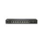 Switch SonicWall SWS12 8 porturi Gigabit, 2 porturi SFP, POE/POE+, static routing, firewall/cloud managed