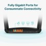TP-LINK AC1200 Wireless Dual Band 4G + cat6 Router, ARCHER MR600,3* 10/100Mbps LAN Ports, 1* 10/100Mbps LAN/WAN Port, 1* micro S