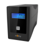 UPS nJoy Cadu 650, 650VA/360W, Afisaj LCD cu ecran tactil, 2 x prize Schuko