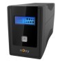 UPS nJoy Cadu 650, 650VA/360W, Afisaj LCD cu ecran tactil, 2 x prize Schuko