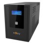 UPS nJoy Cadu 2000, 2000VA/1200W, Afisaj LCD cu ecran tactil, 4 x prize Schuko