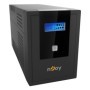 UPS nJoy Cadu 2000, 2000VA/1200W, Afisaj LCD cu ecran tactil, 4 x prize Schuko
