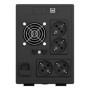 UPS nJoy Cadu 2000, 2000VA/1200W, Afisaj LCD cu ecran tactil, 4 x prize Schuko