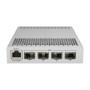 Mikrotik Cloud Router Switch, CRS305-1G-4S+IN 4XSFP+, 1XGE, dual DCJacks, for high speed ring topology Five-port desktop switch 