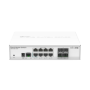 MikroTik Smart Switch, CRS112-8G-4S-IN 8x Gigabit Ethernet, 4x SFPcages, 400MHz CPU, 128MB RAM, desktop case, RouterOS L5