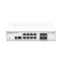 MikroTik Smart Switch, CRS112-8G-4S-IN 8x Gigabit Ethernet, 4x SFPcages, 400MHz CPU, 128MB RAM, desktop case, RouterOS L5