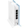 MIKROTIK home Access Point hAP lite, RB941-2ND-TC, 4* 10/100 Ethernetports, 1* CPU core count, CPU nominal frequency: 650 MHz, R