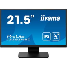 IIYAMA Monitor LED T2252MSC-B2AG  21.5" PCAP 10pt Touchscreen monitor featuring IPS panel technology, Edge-to-Edge glass design 