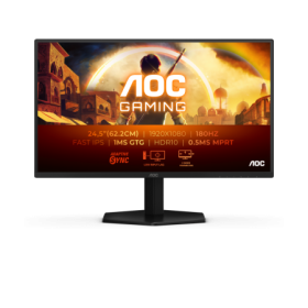 Monitor AOC 24.5" 25G42E, Diagonal (inch): 24.5, Diagonal (cm): 62, Aspect ratio: 16:9, Panel: IPS, Resolution: 1920x1080, Refre