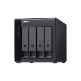 Server de fisiere QNAP TL-D400S, interfata SATA III, 2,5", 3,5" SATA, SAS, negru