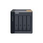 Server de fisiere QNAP TL-D400S, interfata SATA III, 2,5", 3,5" SATA, SAS, negru