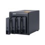 Server de fisiere QNAP TL-D400S, interfata SATA III, 2,5", 3,5" SATA, SAS, negru
