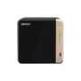 NAS QNAP 464 4-Bay, CPU Intel Celeron N5105/N5095 4-core/4-thread Processor, RAM 8 GB DDR4 (onboard, not expandable), HDD 4 x 2.