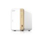 NAS QNAP 262 2-Bay, CPU Intel Celeron N4505 2-core/2-thread processor (burst max. 2.9 GHz), RAM 4 GB DDR4 (onboard not expandabl
