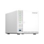 NAS QNAP 364 3-Bay, CPU Intel Celeron N5105/N5095 Quad Core, burst max. 2.9GHz, RAM 4GB DDR4 SODIMM (1 x 4GB), max. 16GB (2 DIMM