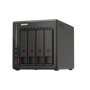 NAS QNAP 453E 4-Bay, CPU Intel Celeron J6412 4-core/4-thread processor, burst max. 2.6 GHz, RAM 8 GB DDR4 onboard not expandable